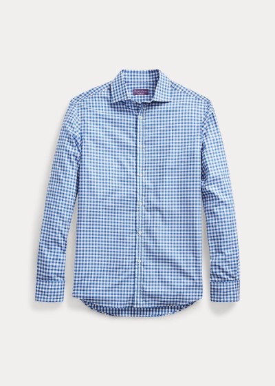 Camisa Ralph Lauren Hombre Azules - Gingham Twill - PUBKD6124